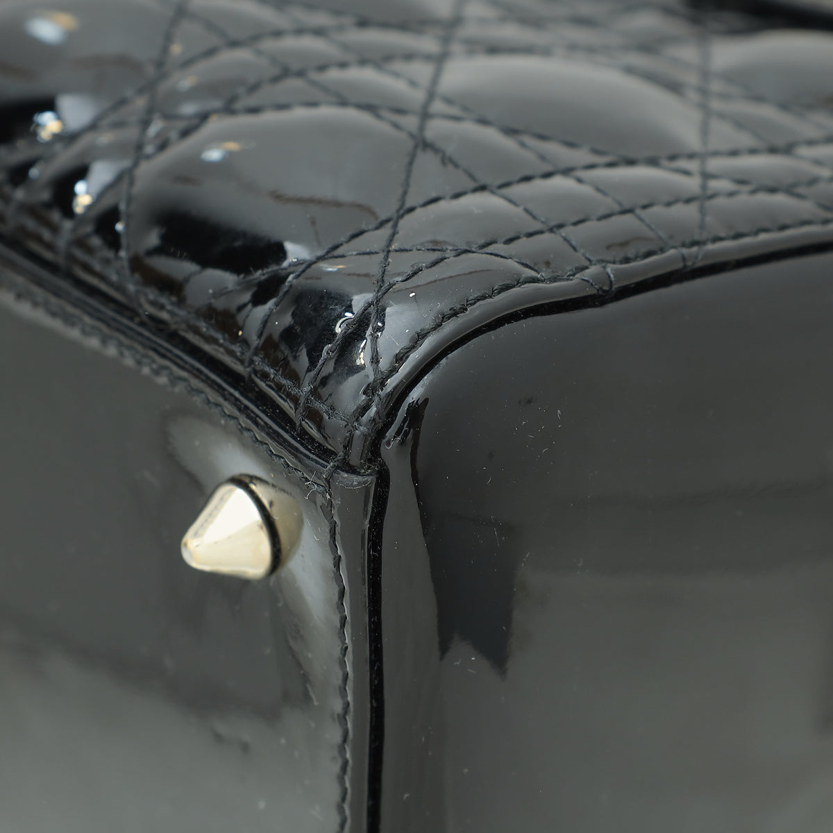 Dior Lady Dior Leather Handbag Style 39