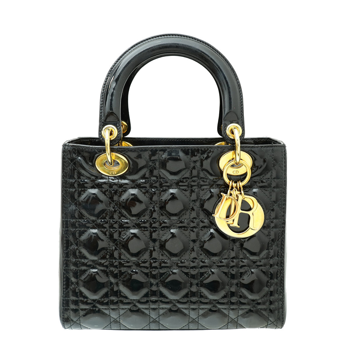 Dior Lady Dior Leather Handbag Style 38