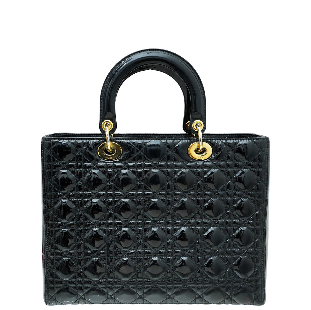Dior Lady Dior Leather Handbag Style 26