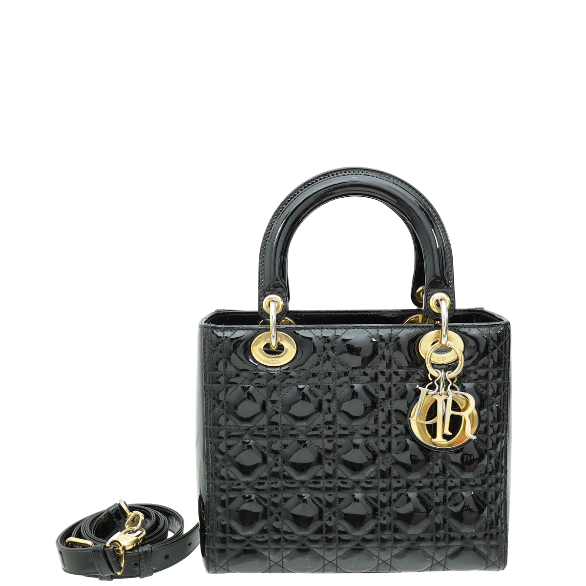 Dior Lady Dior Leather Handbag Style 45