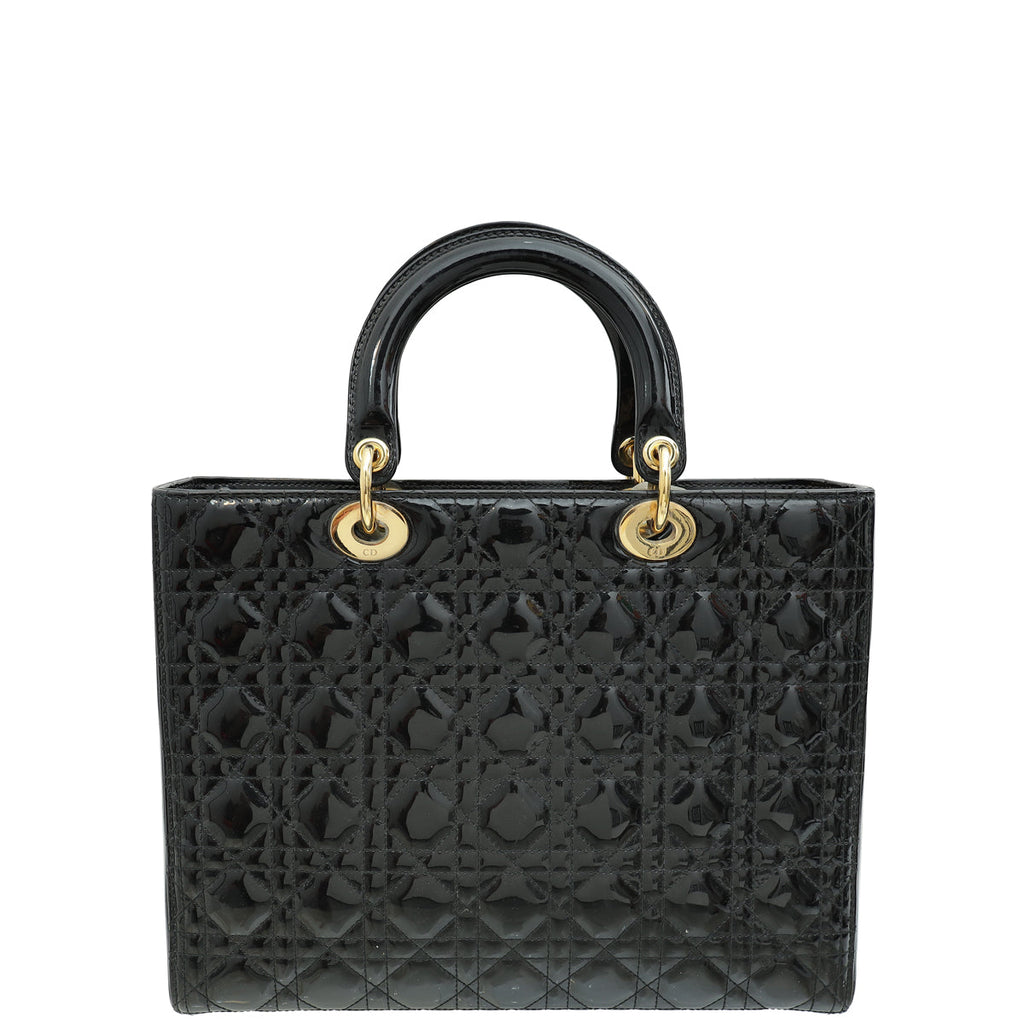 Dior Lady Dior Leather Handbag Style 63