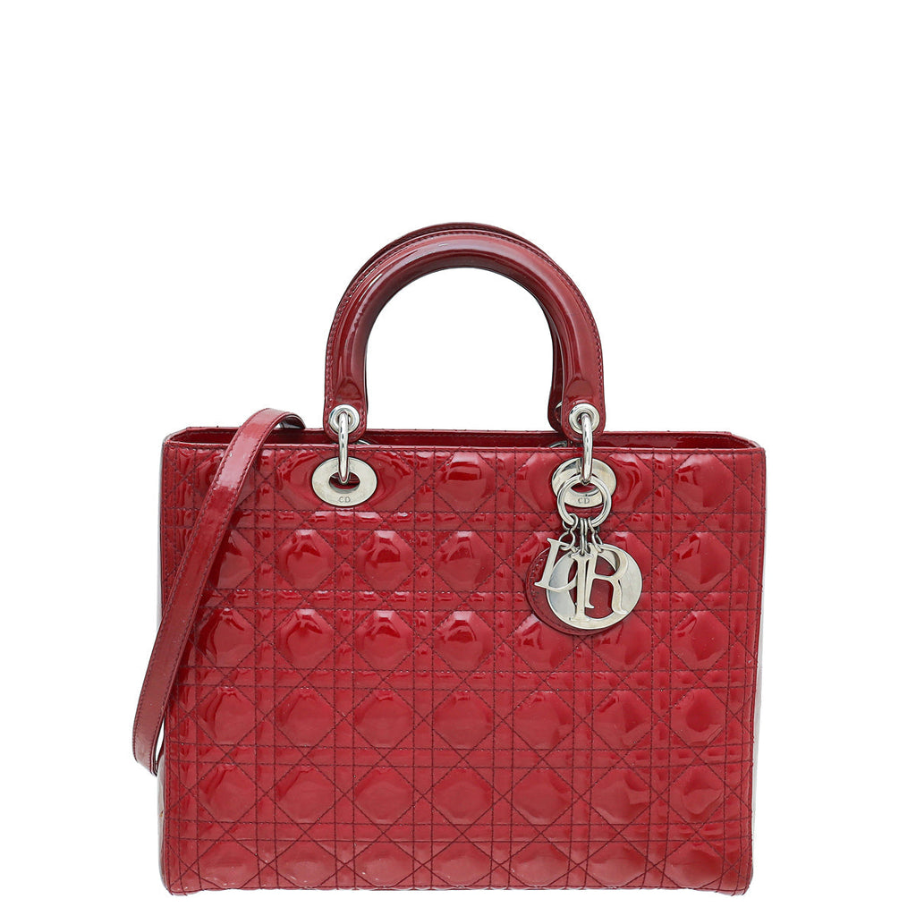 Dior Lady Dior Leather Handbag Style 14