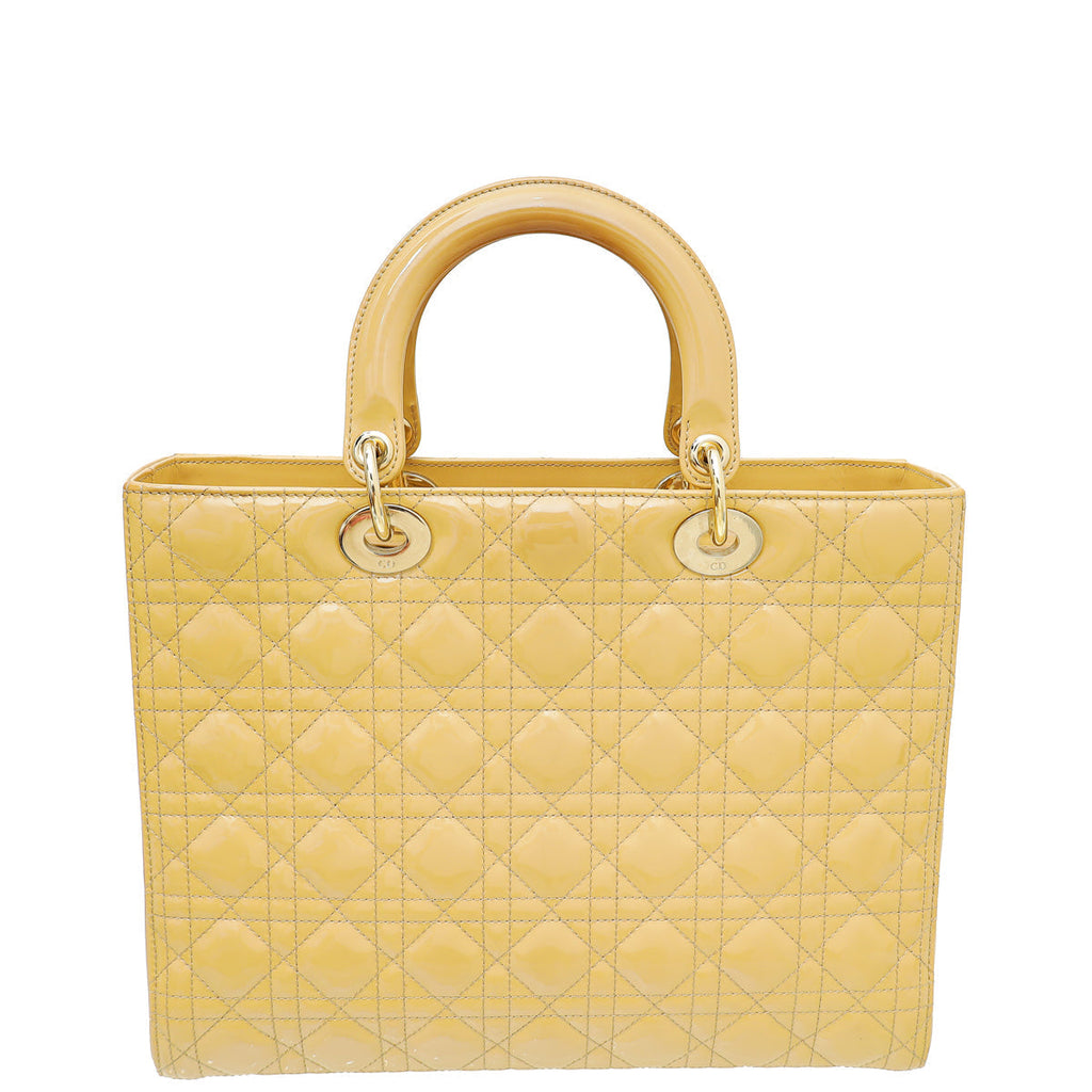 Dior Lady Dior Leather Handbag Style 22