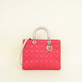 Dior Lady Dior Leather Handbag Style 109