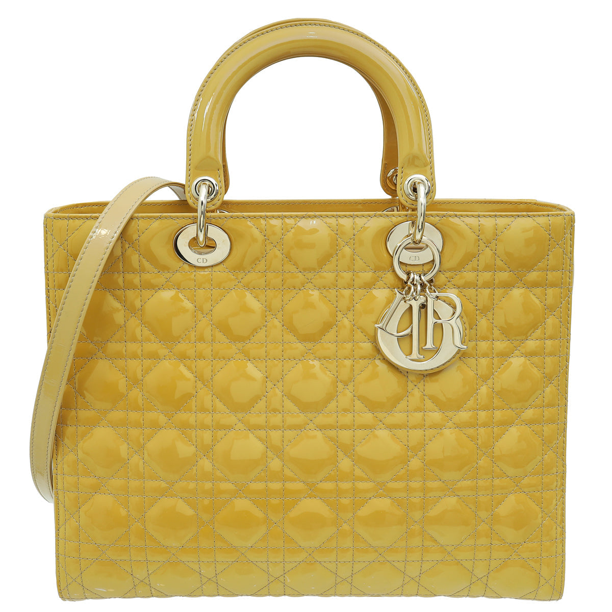 Dior Lady Dior Leather Handbag Style 66