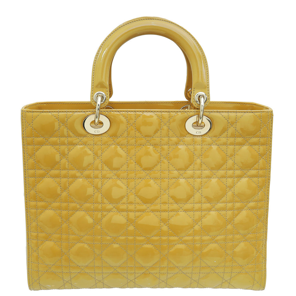 Dior Lady Dior Leather Handbag Style 66