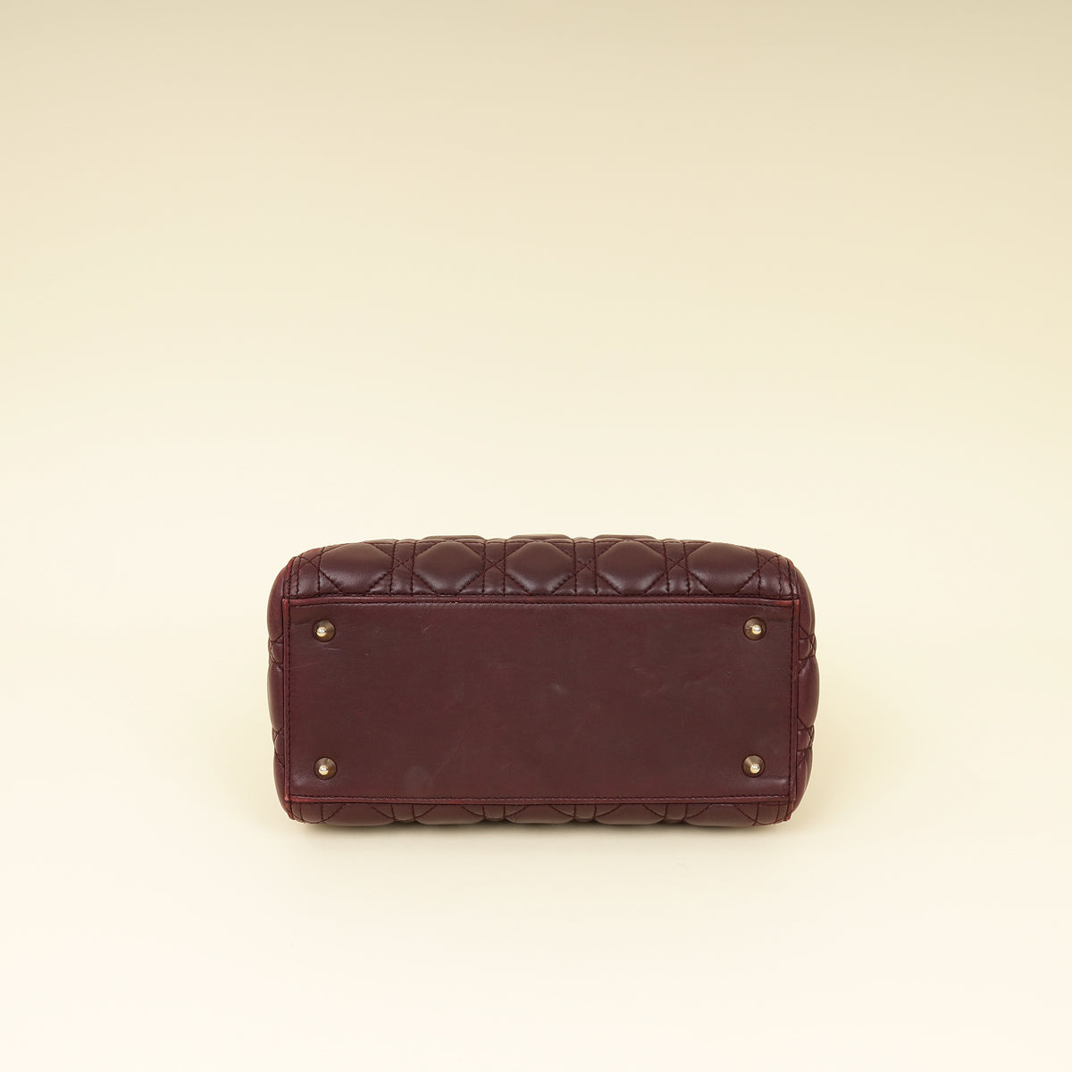 Dior Lady Dior Burgundy Handbag Style 3