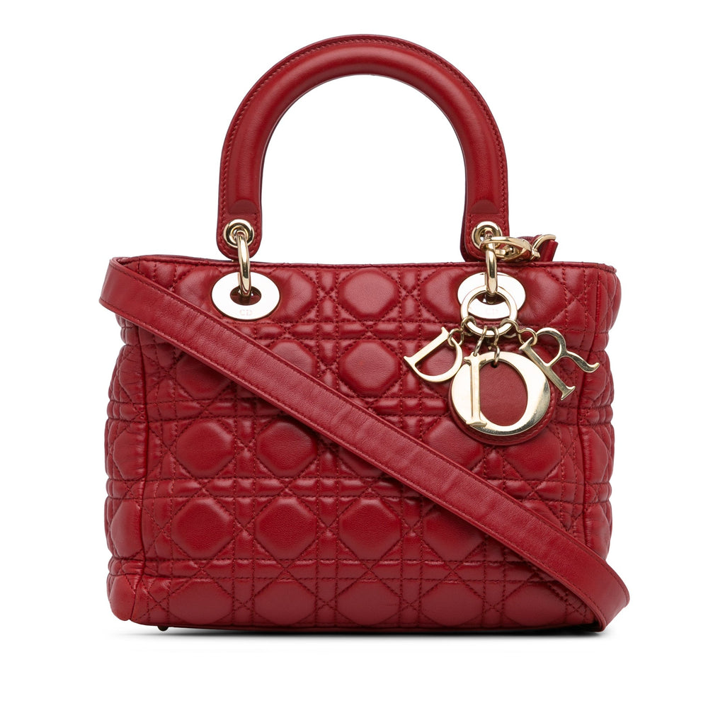 Dior Lady Dior Quilted Leather Handbag