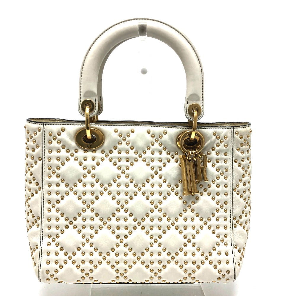 Dior Handbag M0579CVNZ030ETF leather white Canage Tote Bag Women