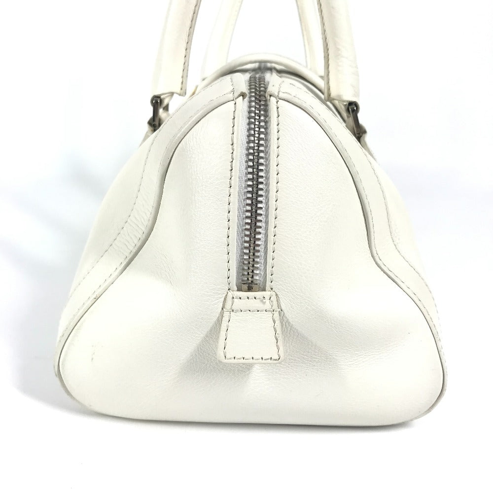 Dior Handbag leather white D logo Women