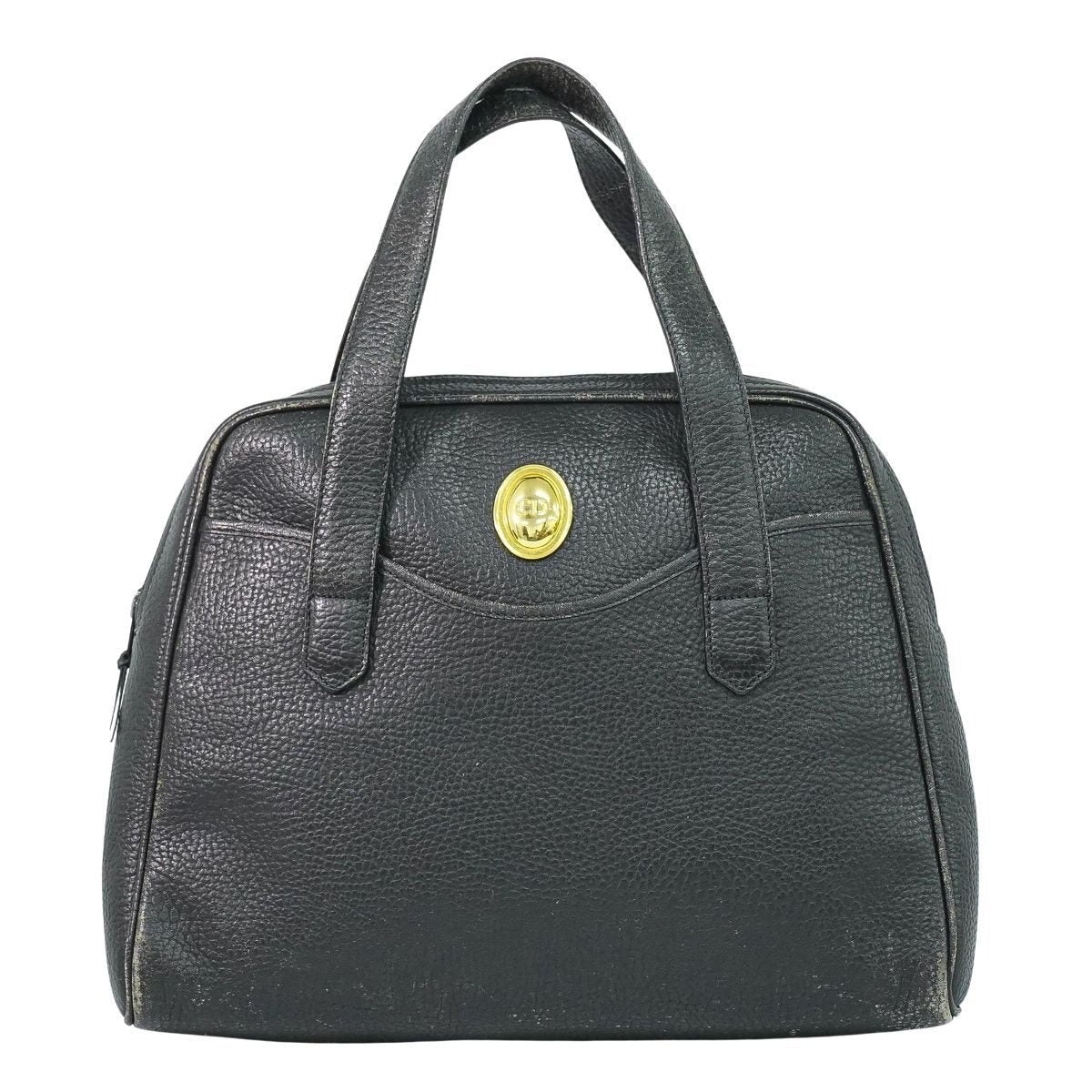 Dior Leather Handbag Black Bag