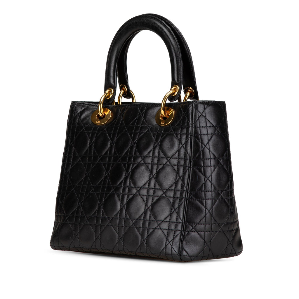 Dior Lady Dior Quilted Leather Handbag