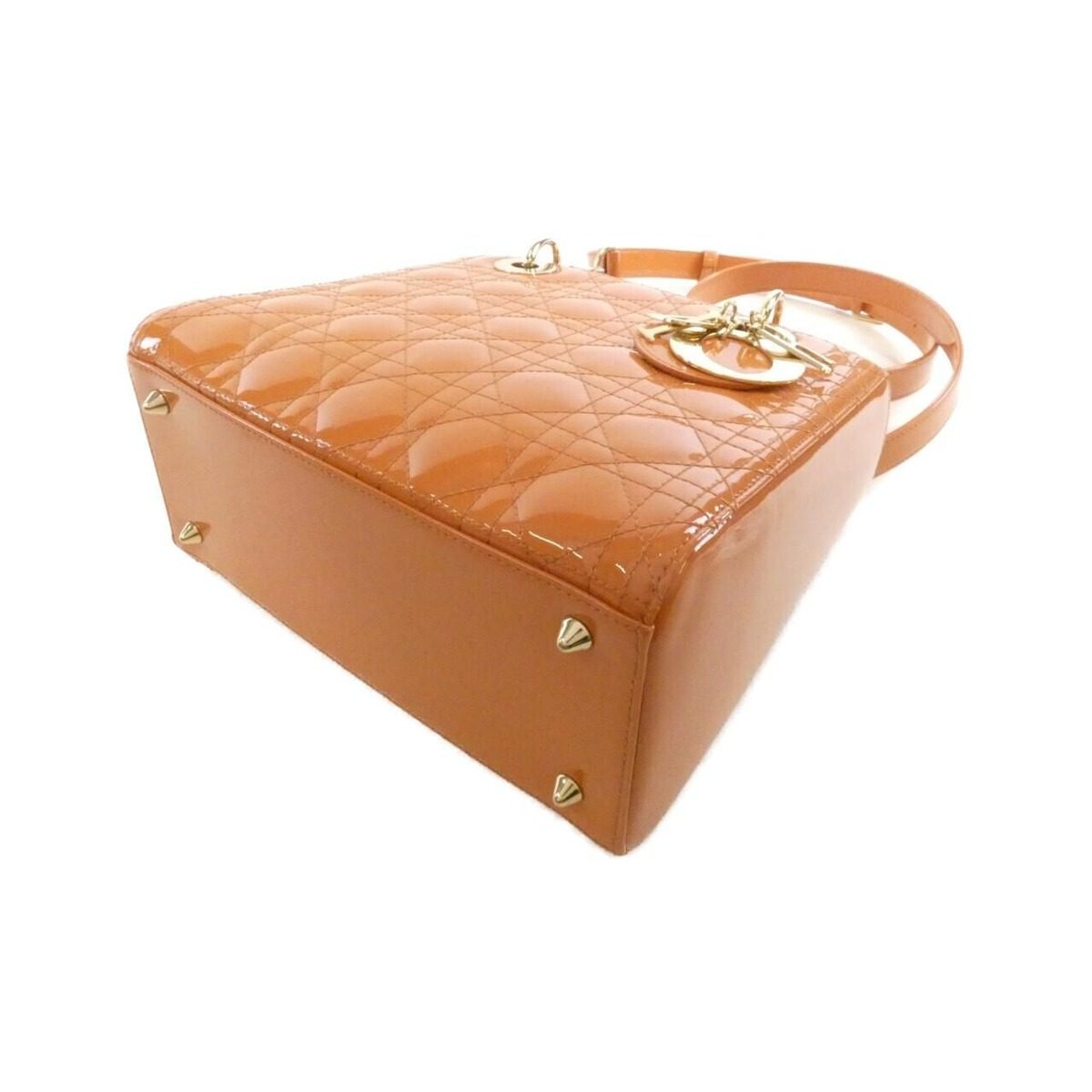 Dior Lady Bag Handbag Orange