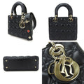 Christian Dior 2way Handbag Shoulder Lady Cannage My Abc Small