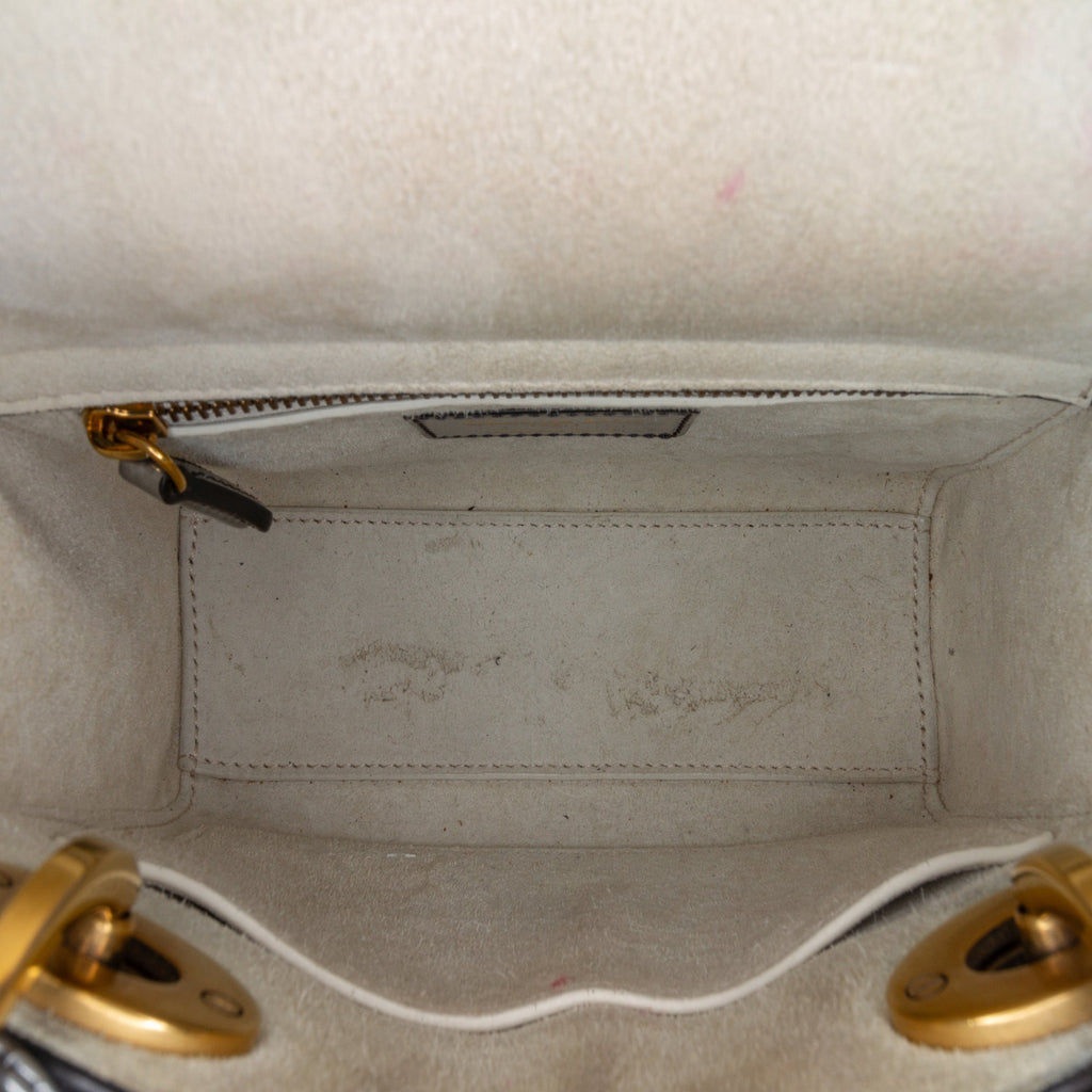 Dior Lady Dior Chain Leather Handbag