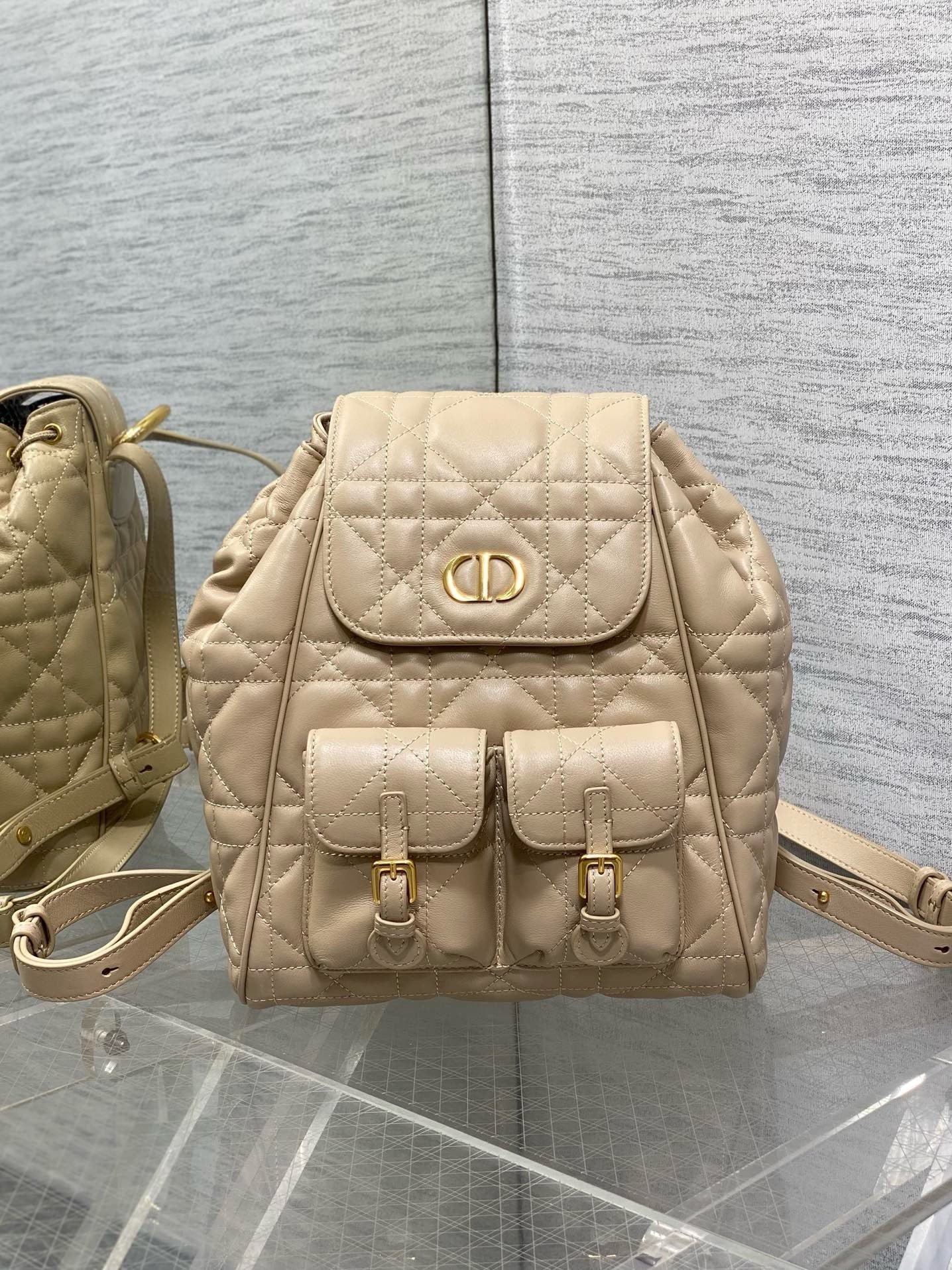 Dior Leather Mini Backpack