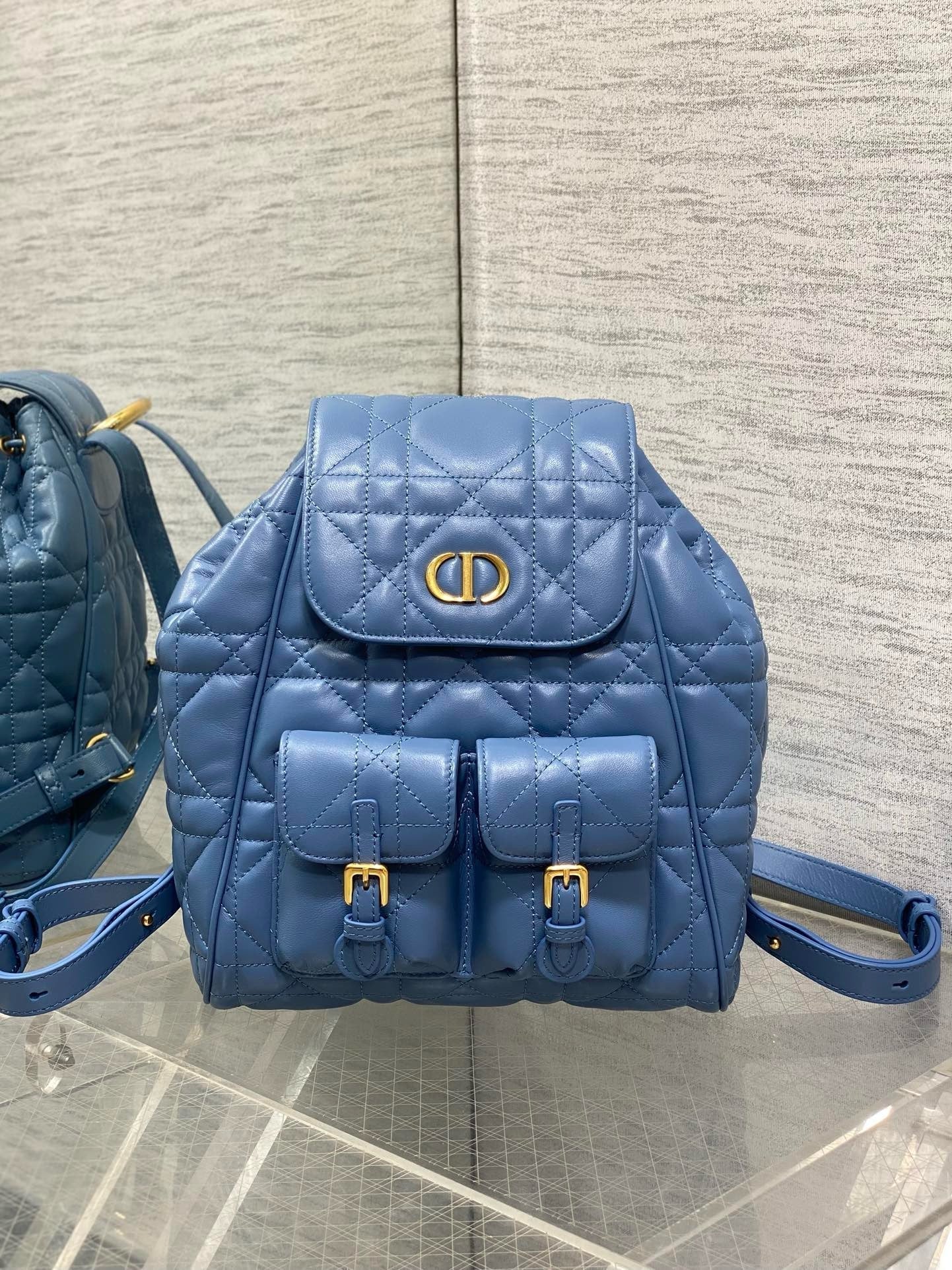 Dior Leather Mini Backpack