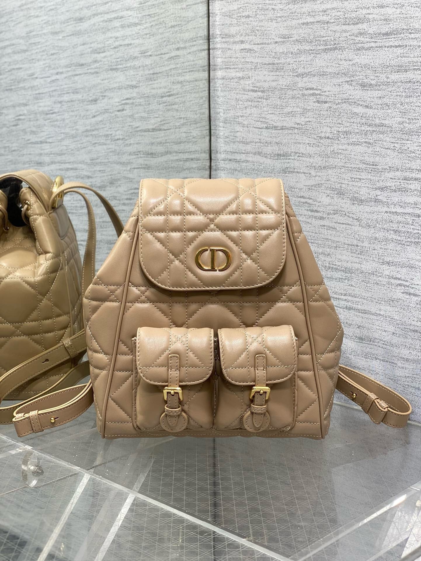 Dior Leather Mini Backpack
