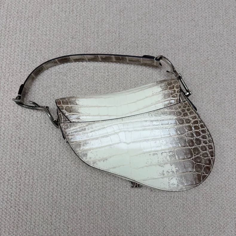 Dior Himalaya diamond saddle bag medium
