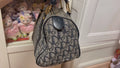 210725-6 Christian Dior navy tote bag 25 handbag