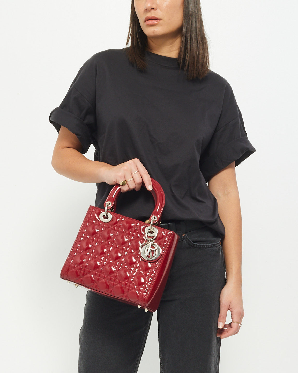 Dior Lady Dior Leather Handbag