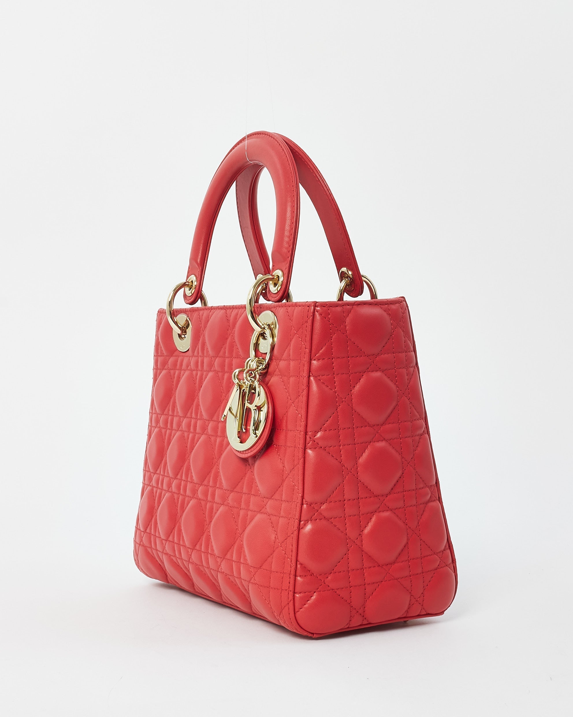 Dior Lady Dior Leather Handbag