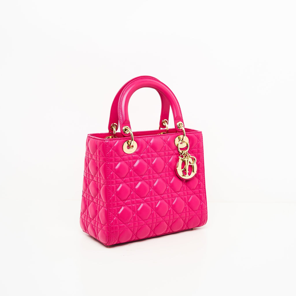Dior Lady Dior Lou Leather Handbag