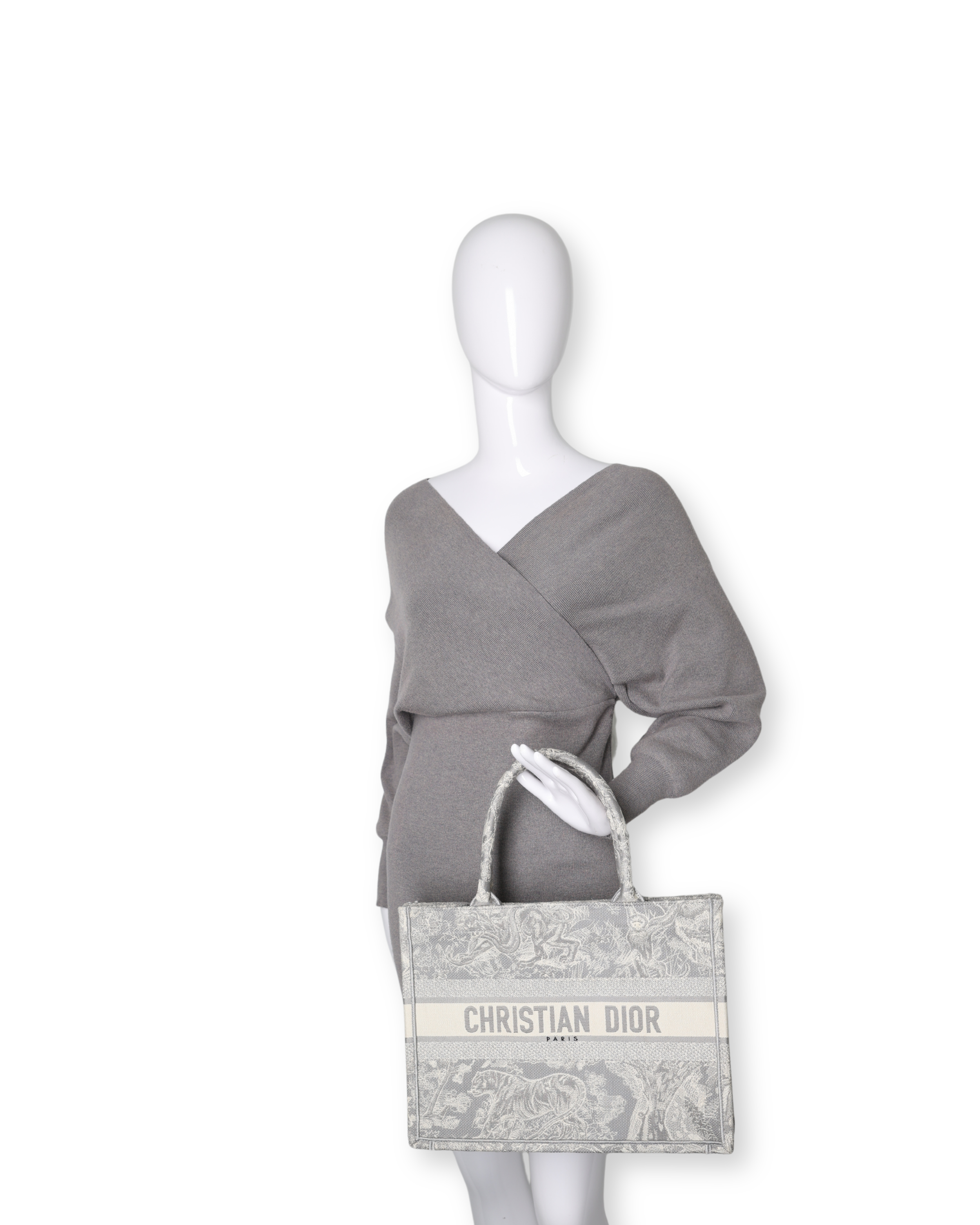 Dior - Canvas Embroidered Medium Dioriviera Toile De Jouy