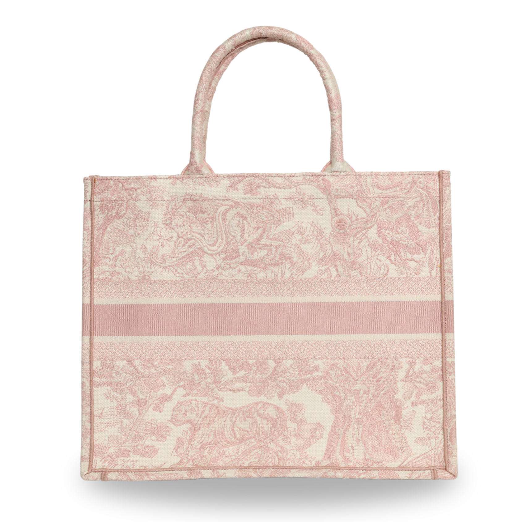 Dior - Canvas Large Dioriviera Toile De Jouy Book Tote Rose