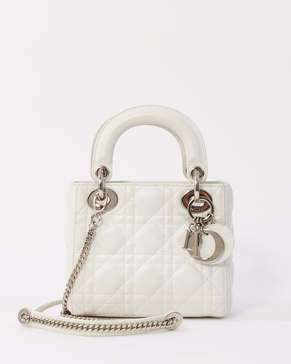 Dior Lady Dior Chain Leather Handbag