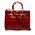 Dior Lady Dior Leather Handbag