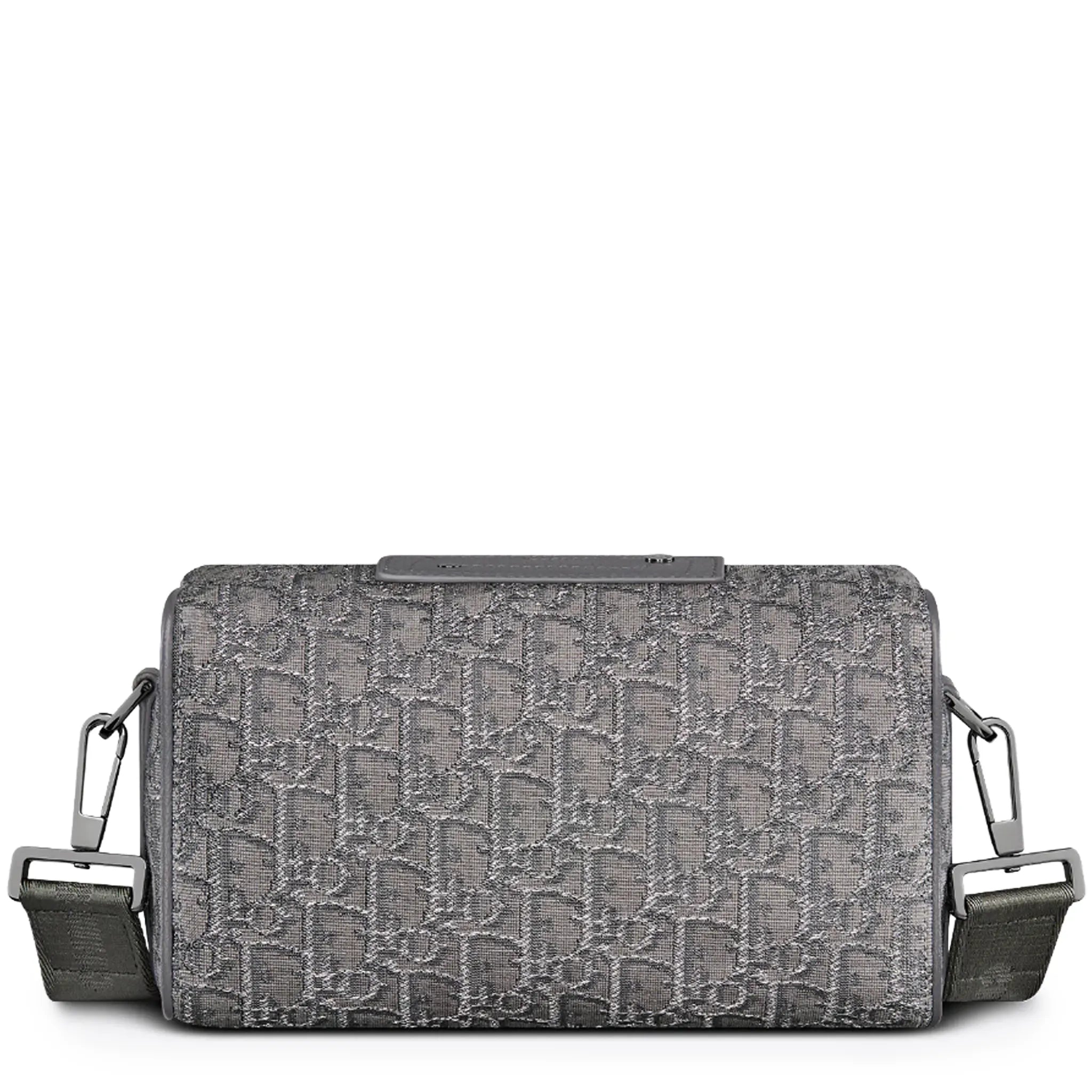 Dior Lingot 22 Oblique Dark Grey Messenger Bag