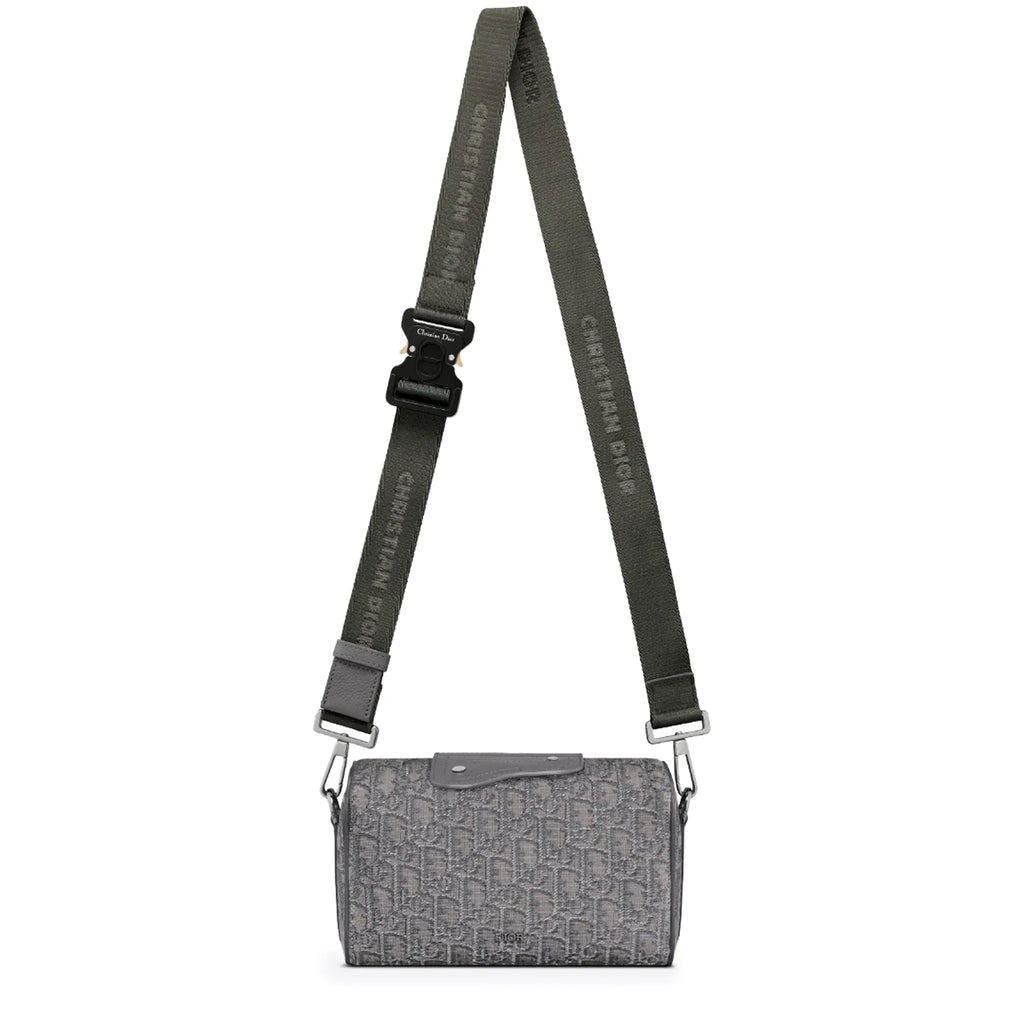 Dior Lingot 22 Oblique Dark Grey Messenger Bag