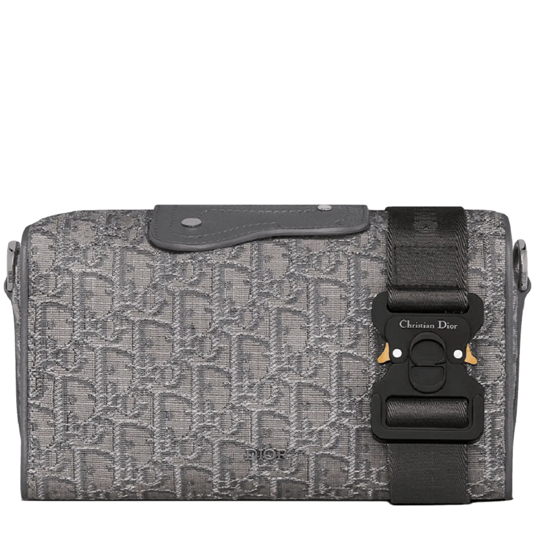 Dior Lingot 22 Oblique Dark Grey Messenger Bag