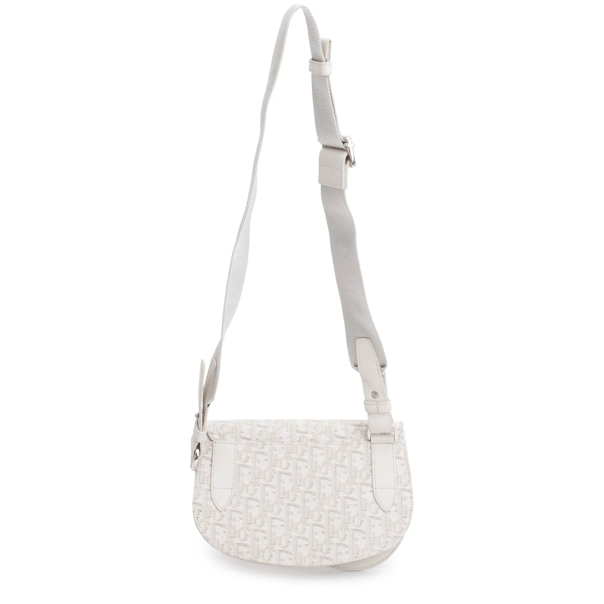 Dior Oblique Canvas Saddle Messenger Bag Beige