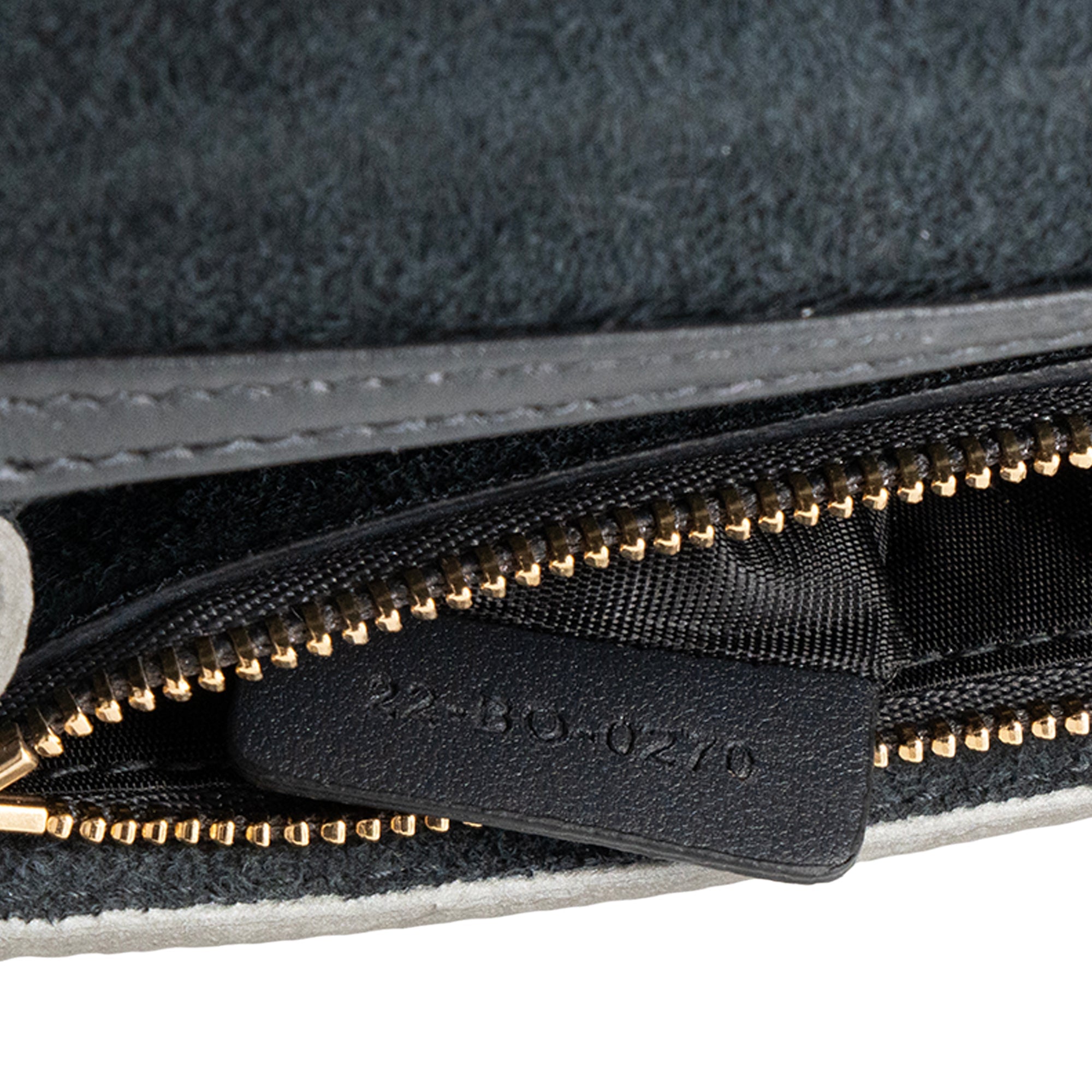 DIOR - Montaigne Pouch handbag in silver micro cannage leather