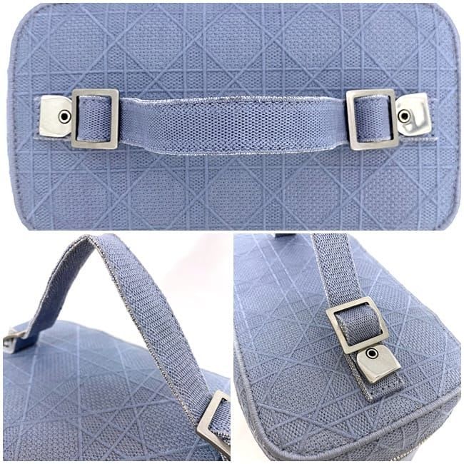 Christian Dior Handbag Vanity Bag Light Blue