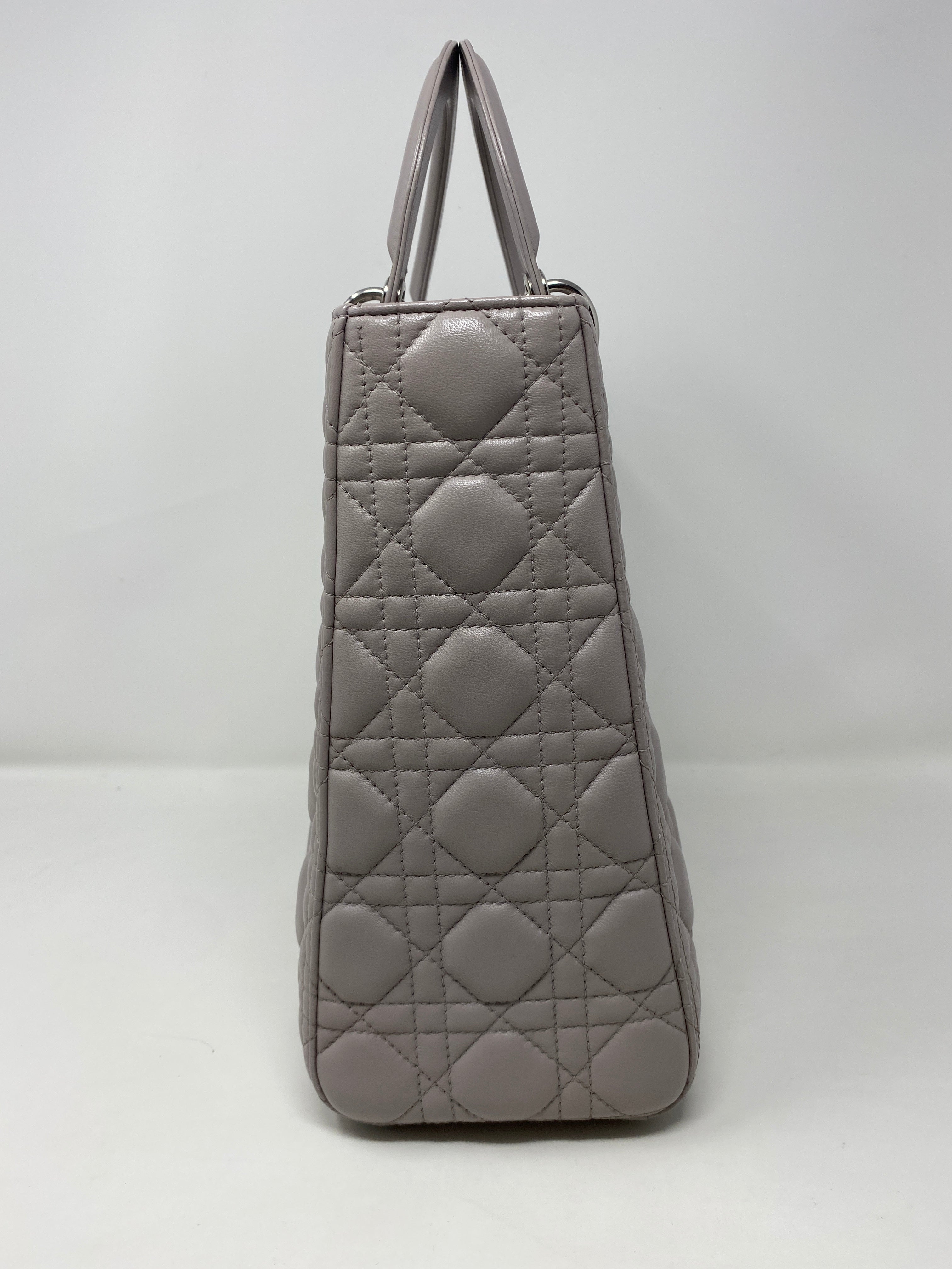 Dior Lady Dior Lou Leather Handbag