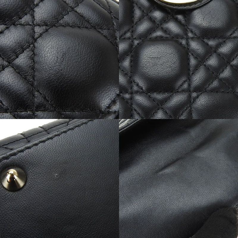 Christian Dior 2way Handbag Shoulder Lady Cannage My Abc Small
