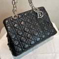 Dior Black Lambskin Handbag Medium