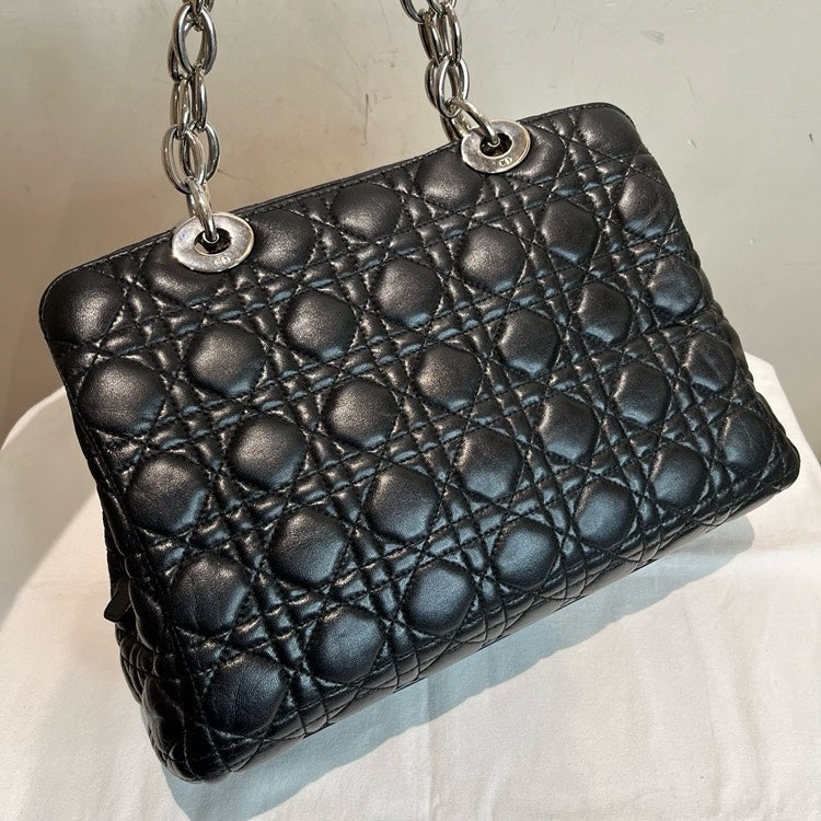 Dior Black Lambskin Handbag Medium